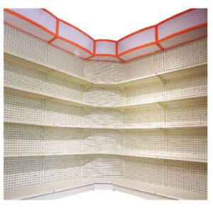 Customized Supermarket Shelving Corner Shelf