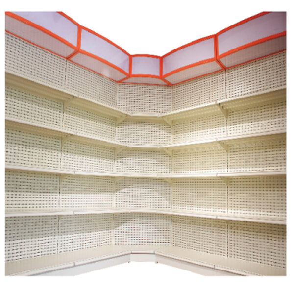 Customized Supermarket Shelving Corner Shelf