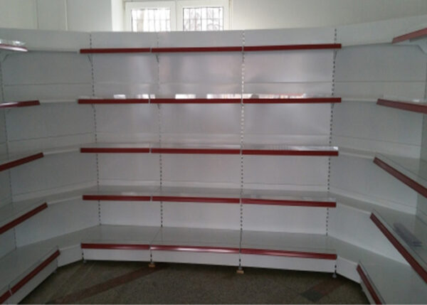 Customized Supermarket Shelving Corner Shelf