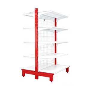 Double-Sided Gondola Shelving