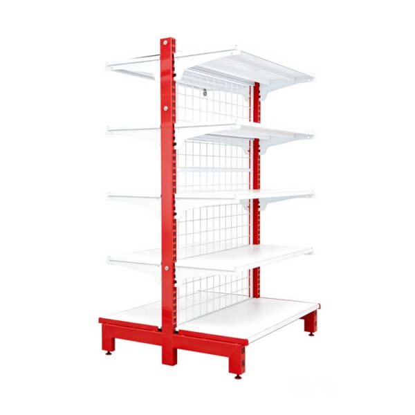 Double-Sided Gondola Shelving