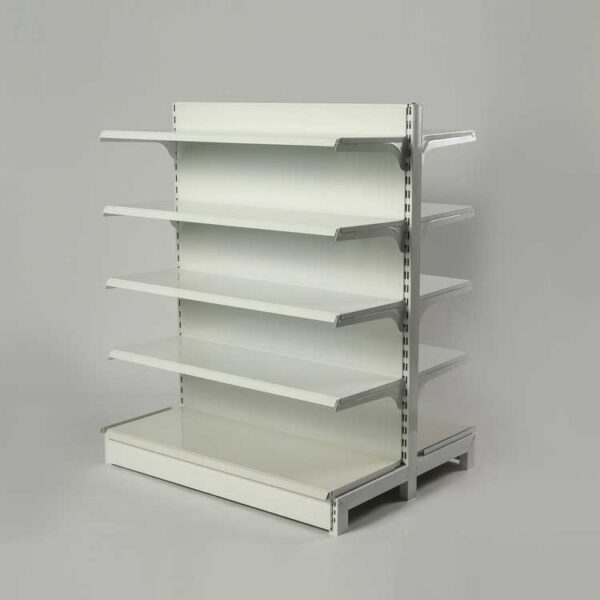 Double-Sided Gondola Shelving