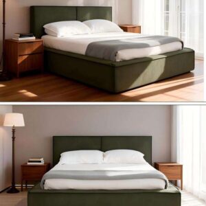 Compressed Metal Frame Bed