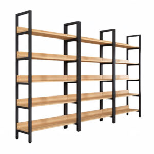 Metal Wood Display Stand Shelf