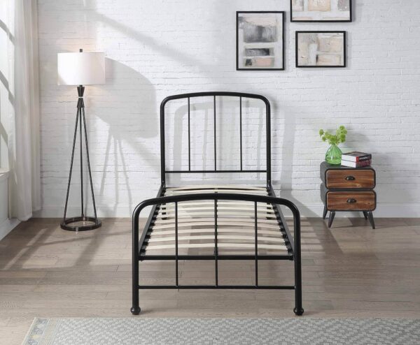 Metal Guest Bed Frame with Trundle