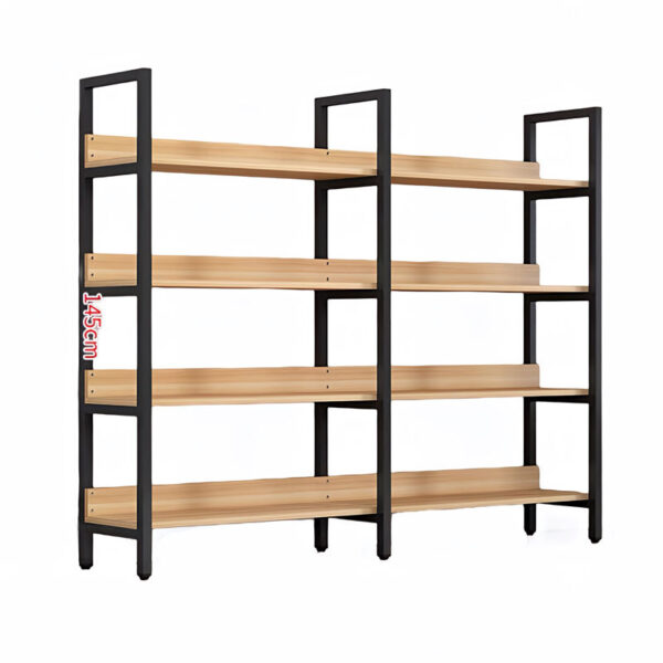 Metal Wood Display Stand Shelf