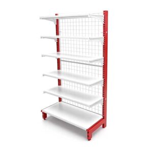 Single-Sided-Gondola-Shelving01 Single-Sided Gondola Shelving
