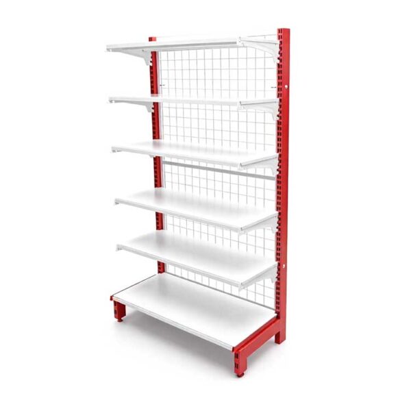 Single-Sided-Gondola-Shelving01 Single-Sided Gondola Shelving